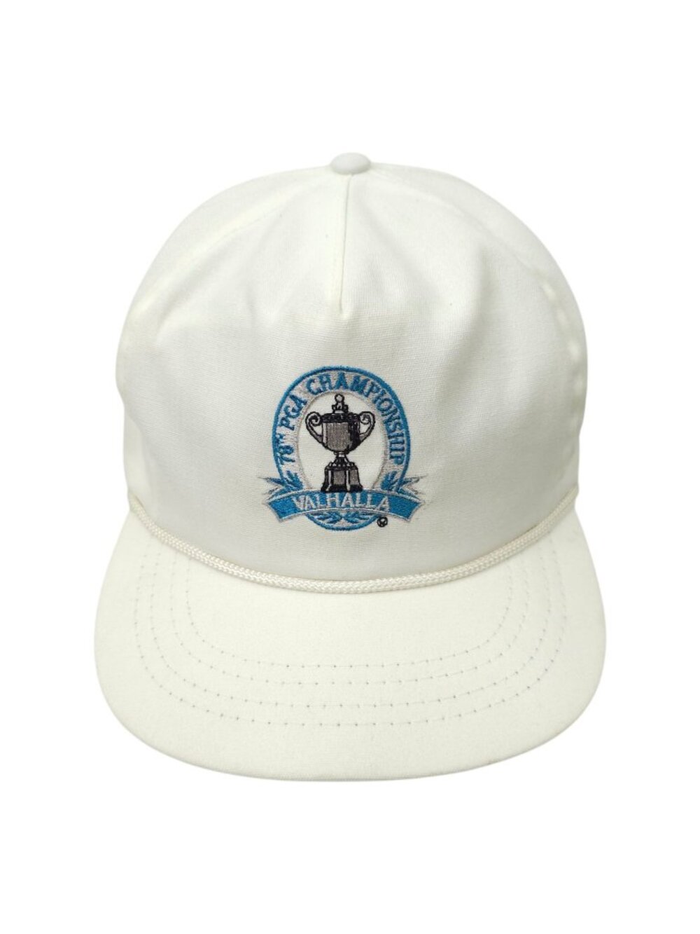 78th PGA Championship Valhalla Golf Hat Rope Cap White Adjustable Vintage 1996